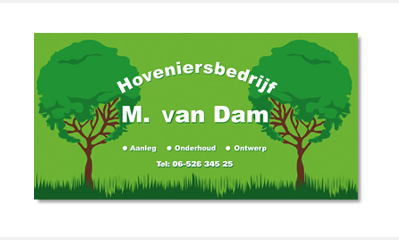 Hoveniersbedrijf M. Van Dam logo