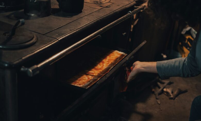 aangekoekte oven schoonmaken